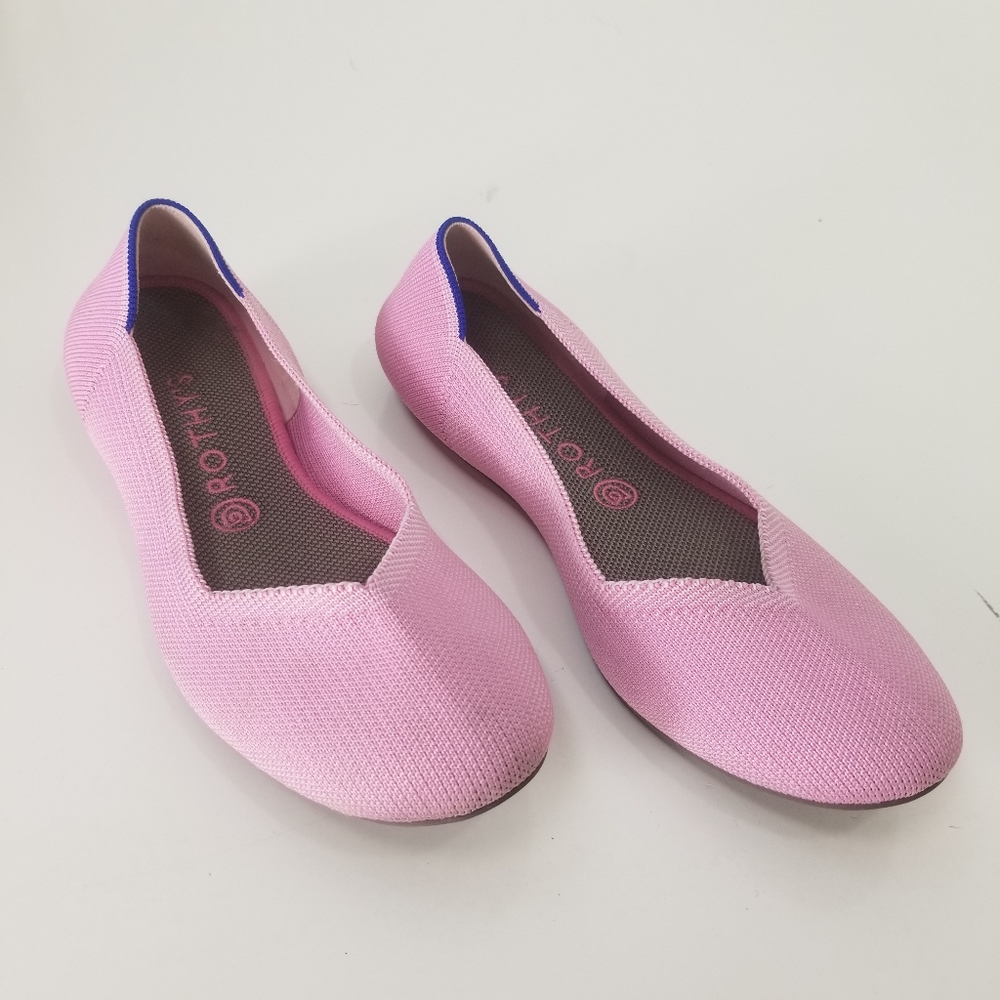 Rothy's Begonia (retired) pink round toe flats